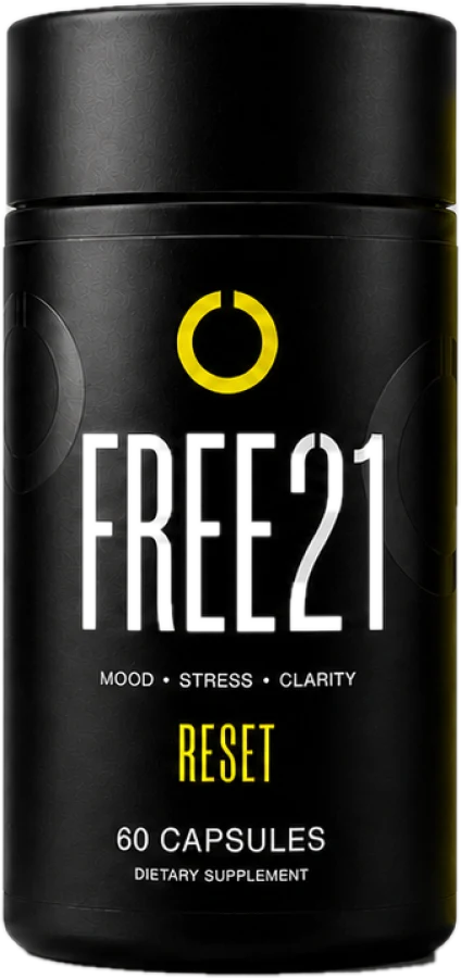 FREE21 RESET bottle